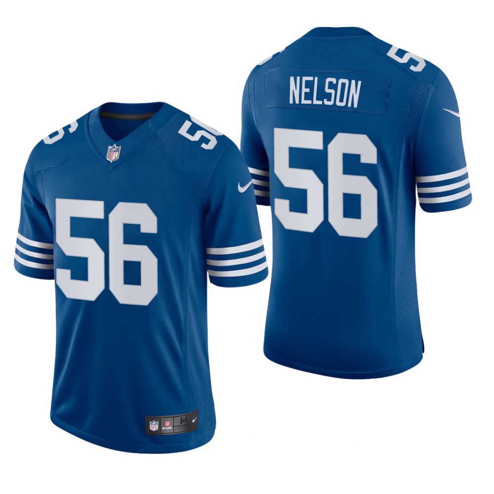 Indianapolis Colts Quenton Nelson Royal Jersey Alternate Vapor Limited Men's