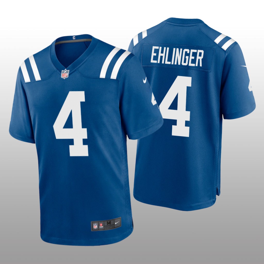 Indianapolis Colts Sam Ehlinger Royal Jersey Game - Men's
