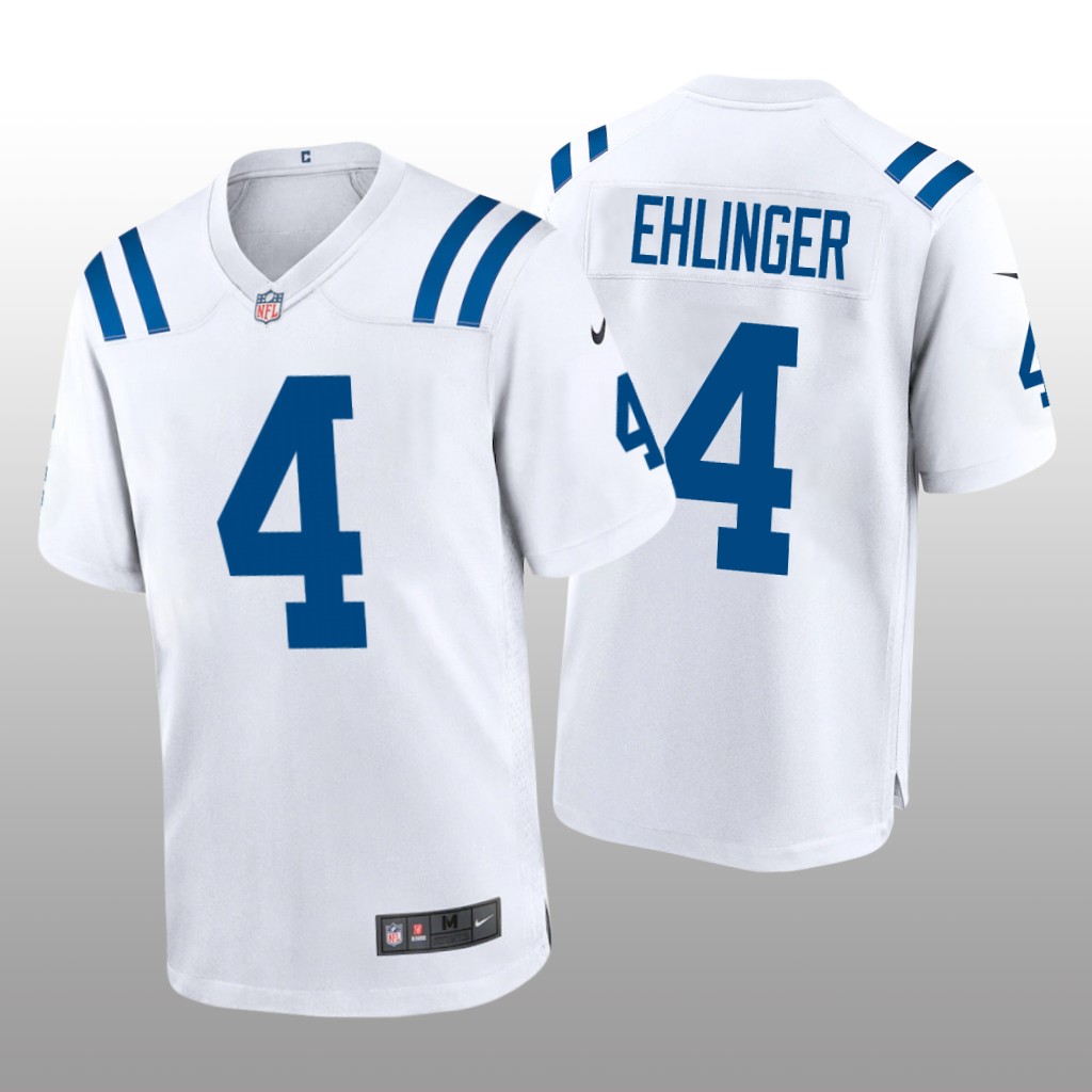 Indianapolis Colts Sam Ehlinger White Jersey Game - Men's