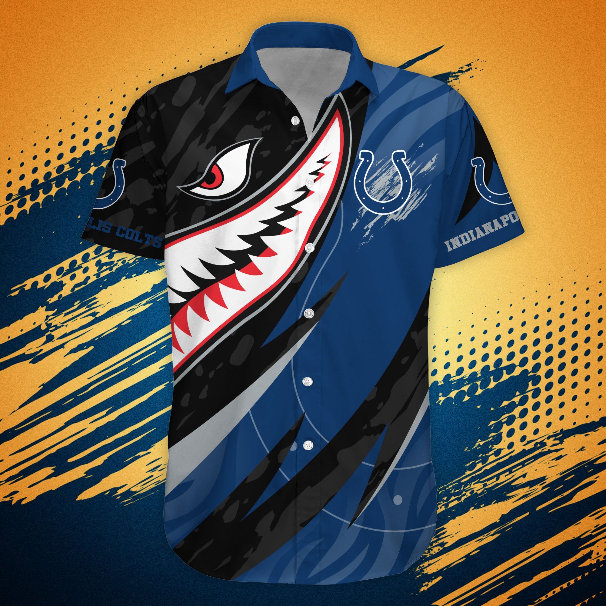 Indianapolis Colts Shark Summer Hawaiian Shirt
