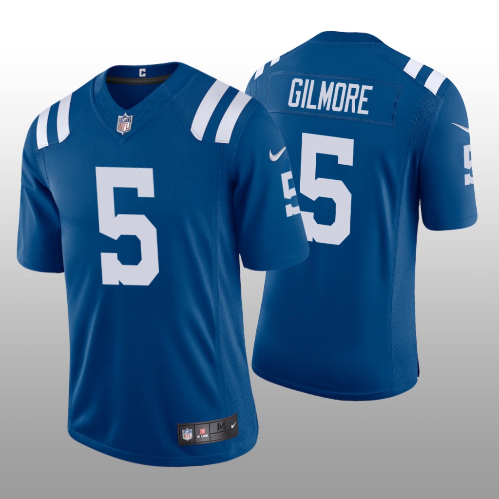 Indianapolis Colts Stephon Gilmore Royal Jersey Vapor Limited - Men's