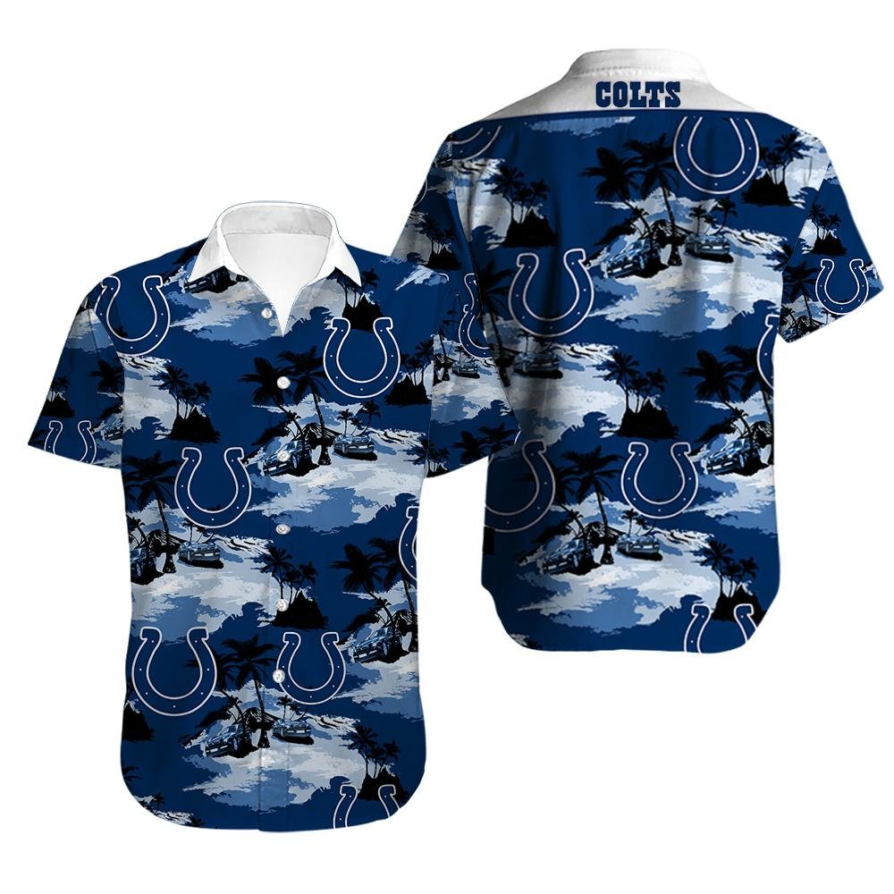 Indianapolis Colts Tropical Beach Summer Hawaiian Shirt