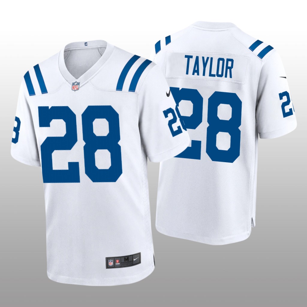 Indianapolis Colts White 2020 NFL Draft Jonathan Taylor Game Jersey