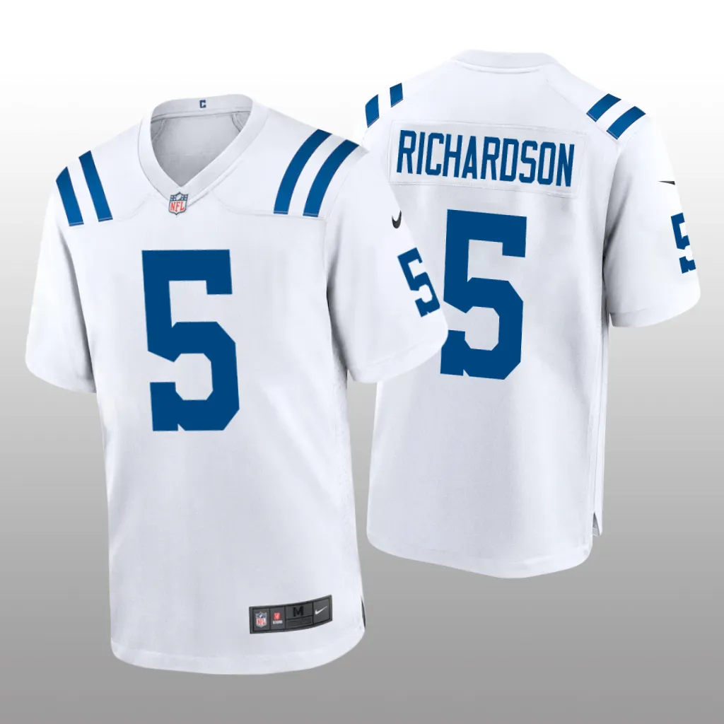 Indianapolis Colts White 2023 NFL Draft Anthony Richardson Game Jersey
