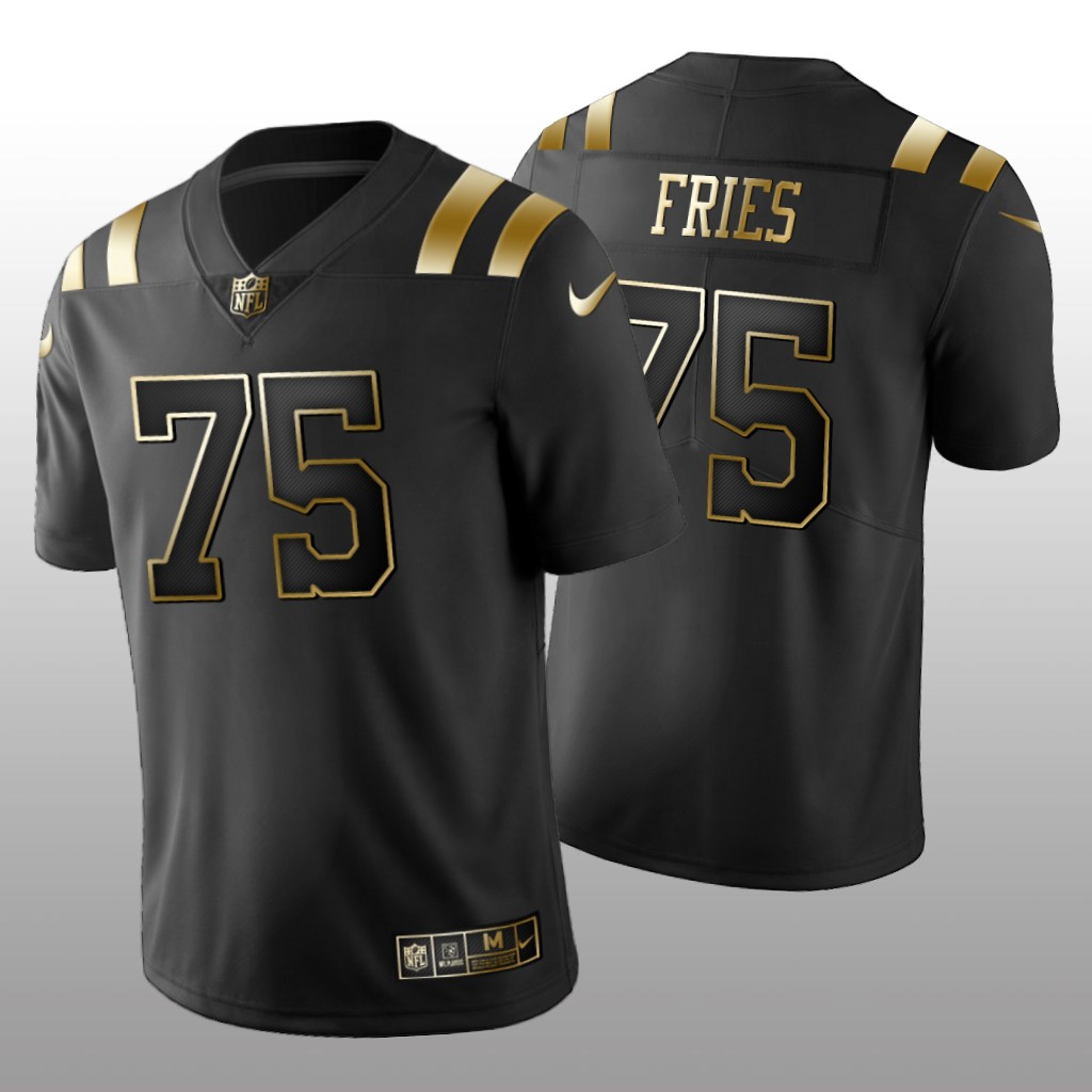 Indianapolis Colts Will Fries Black Jersey Golden Edition Men's