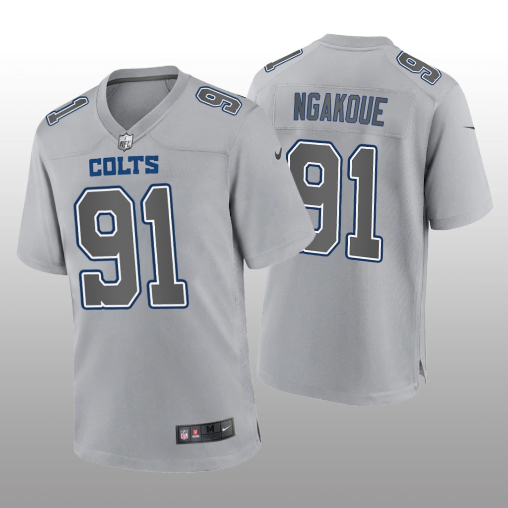 Indianapolis Colts Yannick Ngakoue Gray Jersey Atmosphere Fashion Game - Men's
