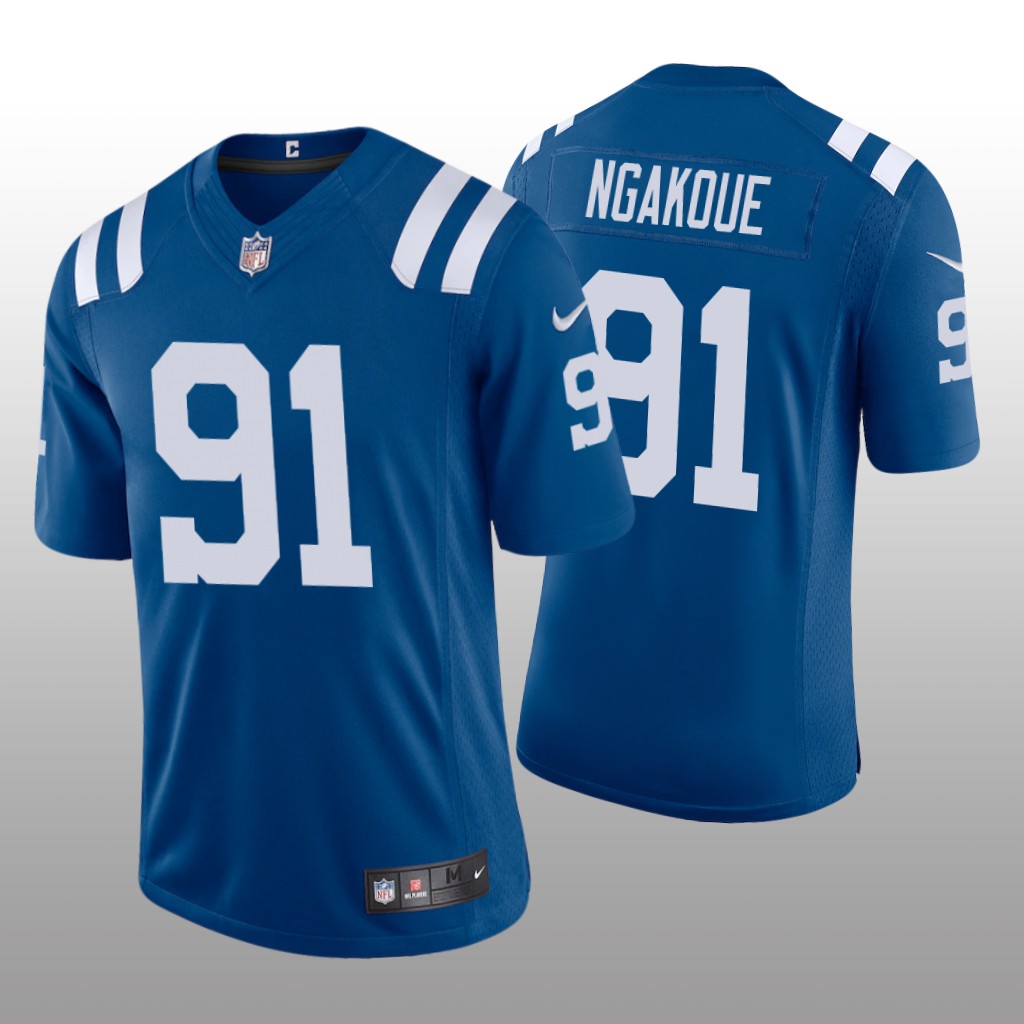Indianapolis Colts Yannick Ngakoue Royal Jersey Vapor Limited - Men's