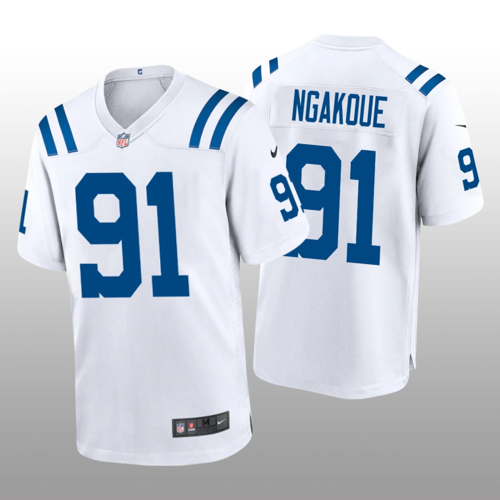 Indianapolis Colts Yannick Ngakoue White Jersey Game - Men's