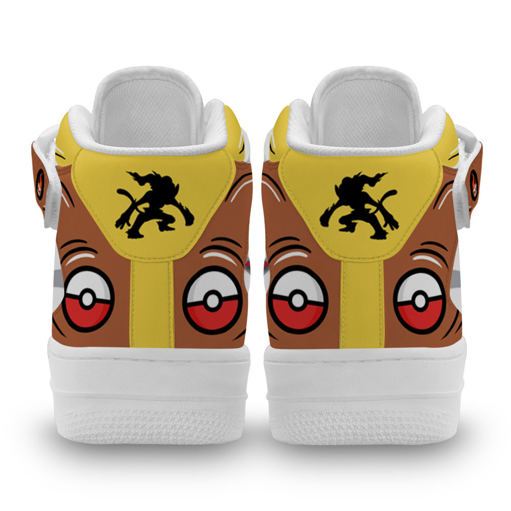 Infernape Sneakers Air Mid Custom Pokemon Anime Shoes