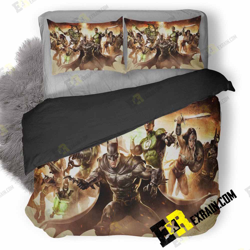 Infinite Crisis 7J 3D Customized Duvet Cover Bedding Set