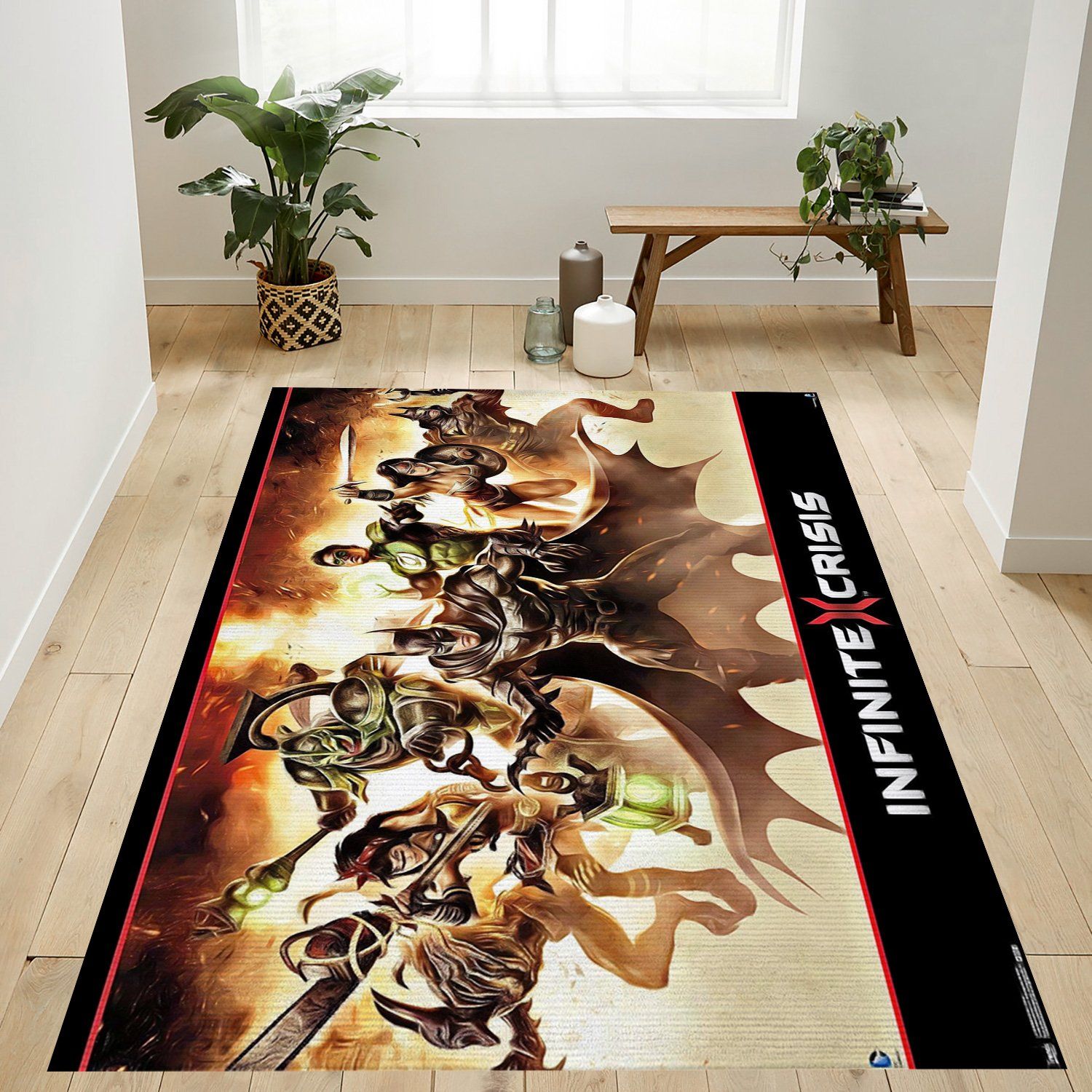 Infinite Crisis Rectangle Rug – Custom Size And Printing