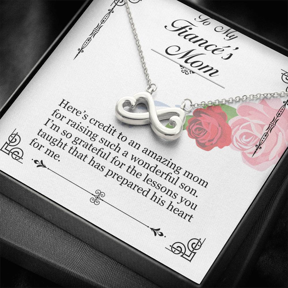 Infinity Heart Necklace Gift For Mom Fianc?’s Mom Here Is Credit To An Amazing Mom
