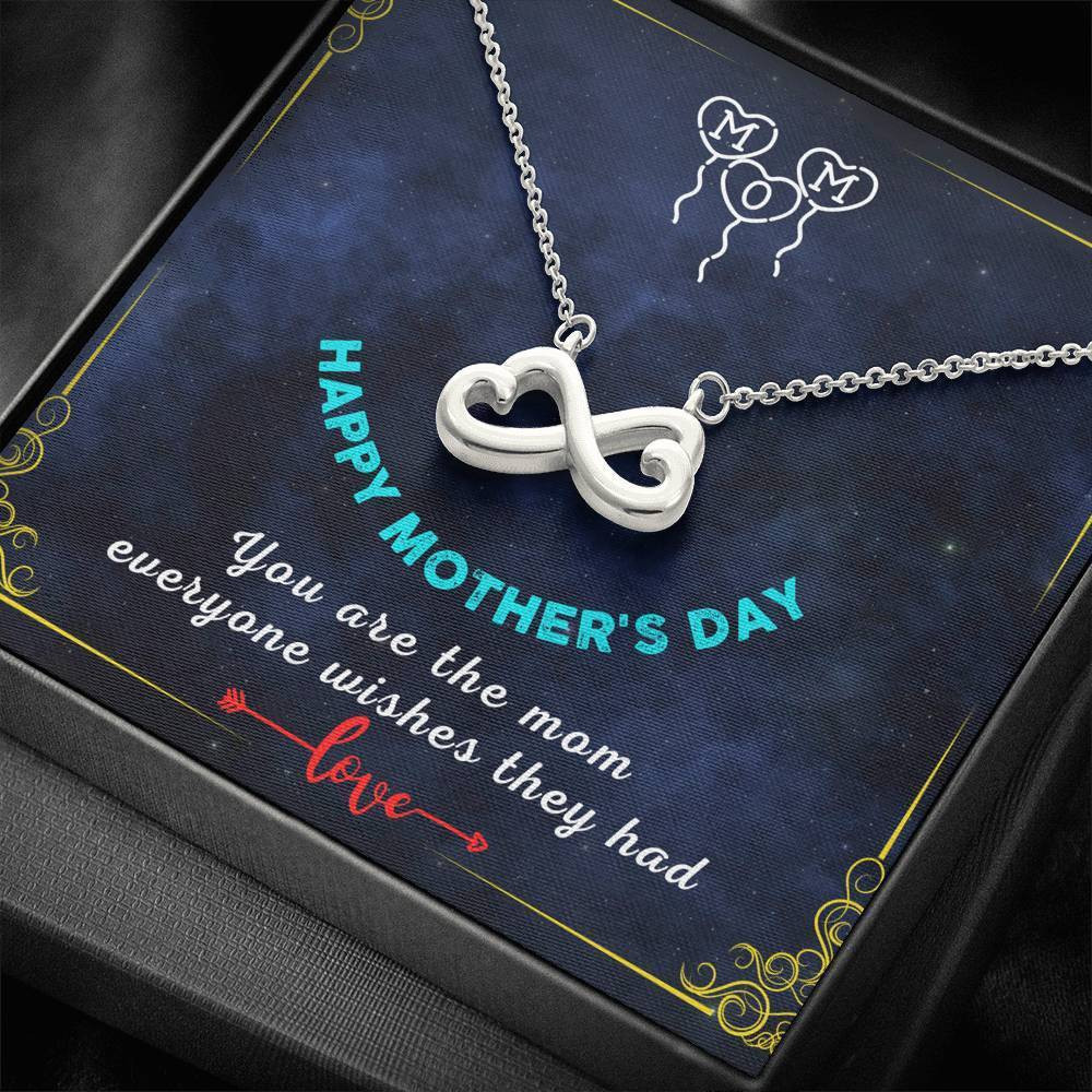 Infinity Heart Necklace Gift For Mom You’re The Mom Everyone Wishes They Had Love