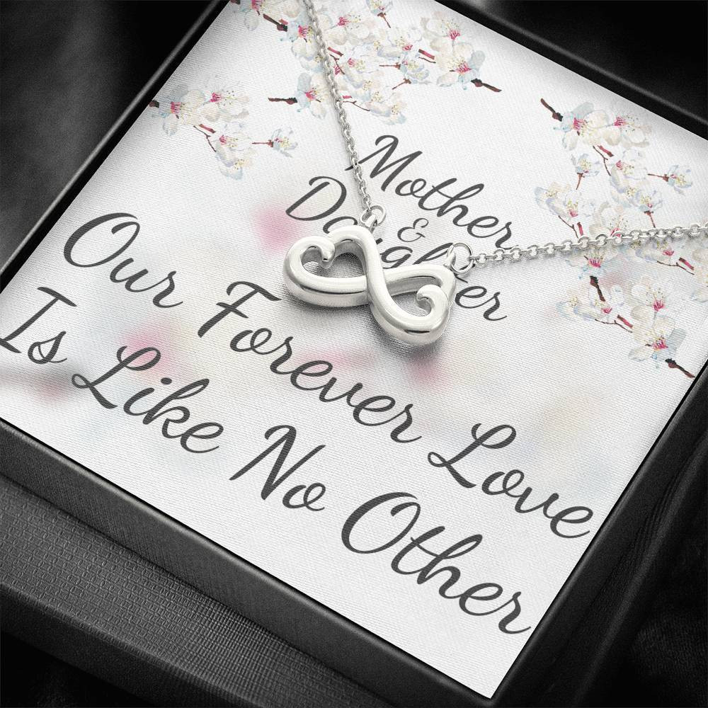 Infinity Heart Necklace Mother And Daughter Love Is Like No Other Gift For Mom
