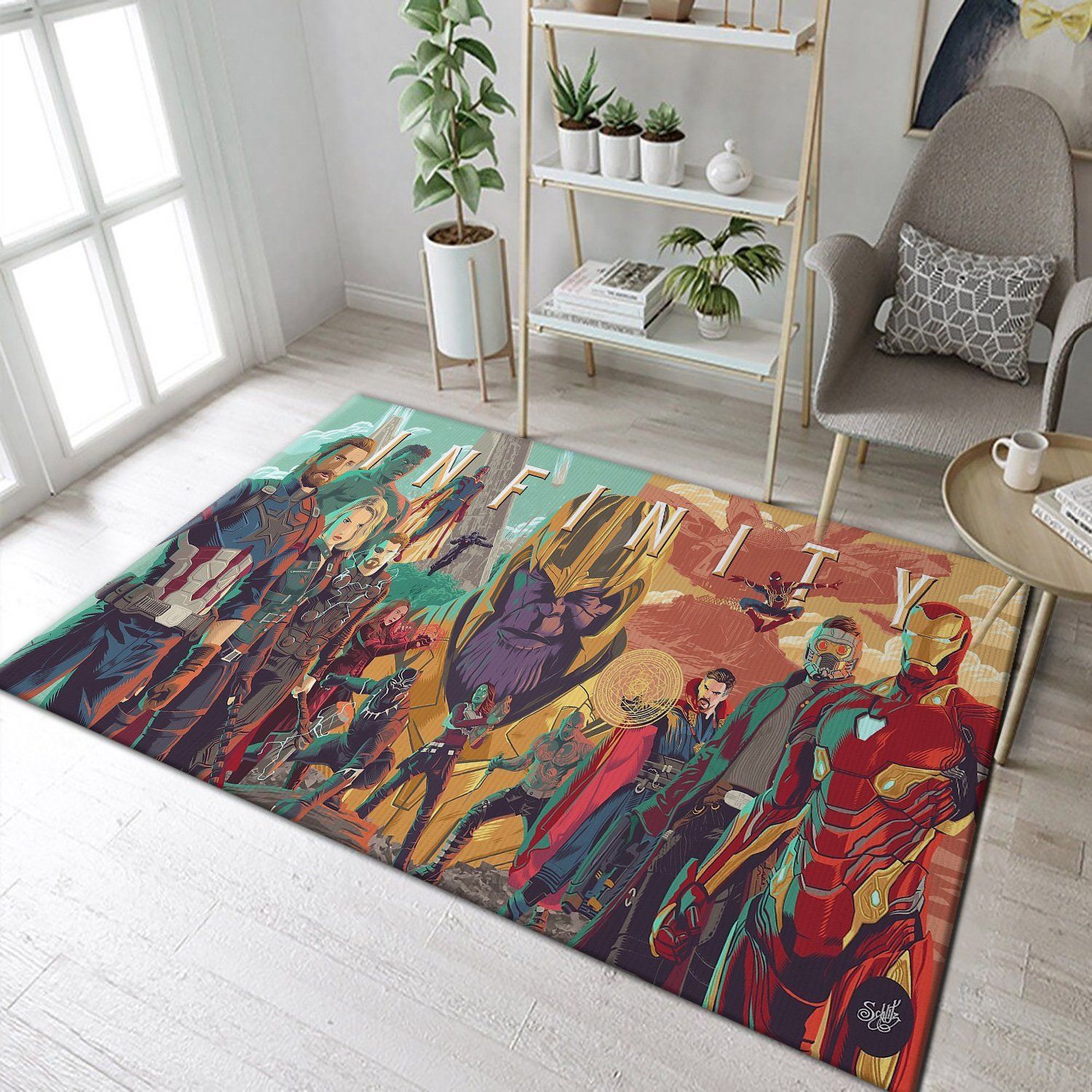 Infinity War Marvel Rectangle Rug – Custom Size And Printing