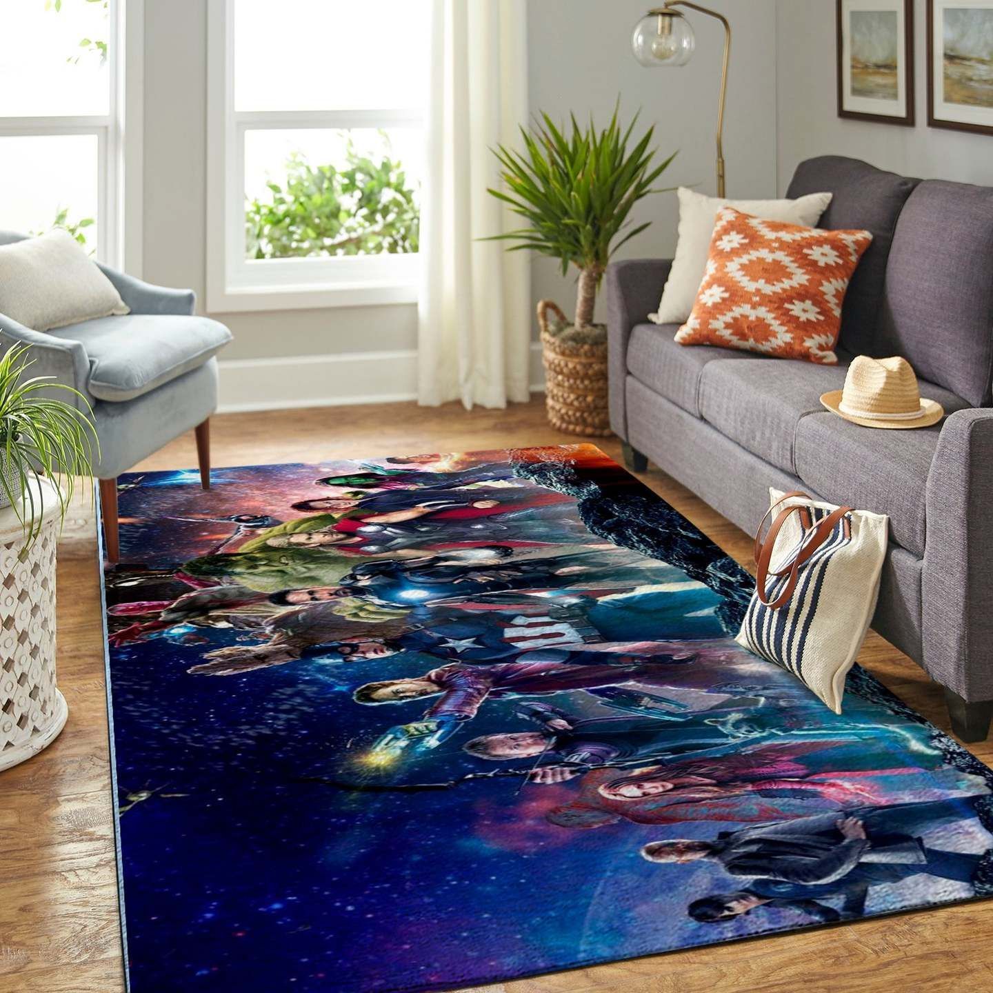 Infinity War Rectangle Rug – Custom Size And Printing