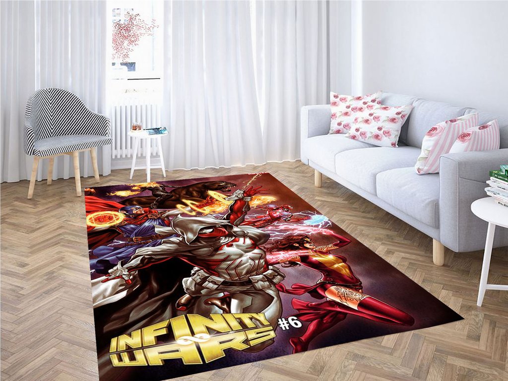 Infinity Warps Living Room Modern Carpet Rectangle Rug