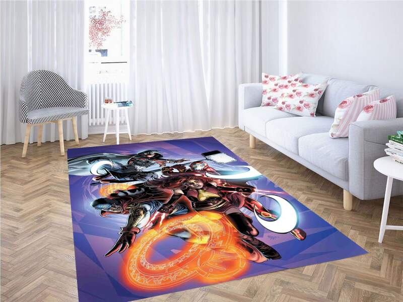 Infinity Wars Comic Carpet Rectangle Rug