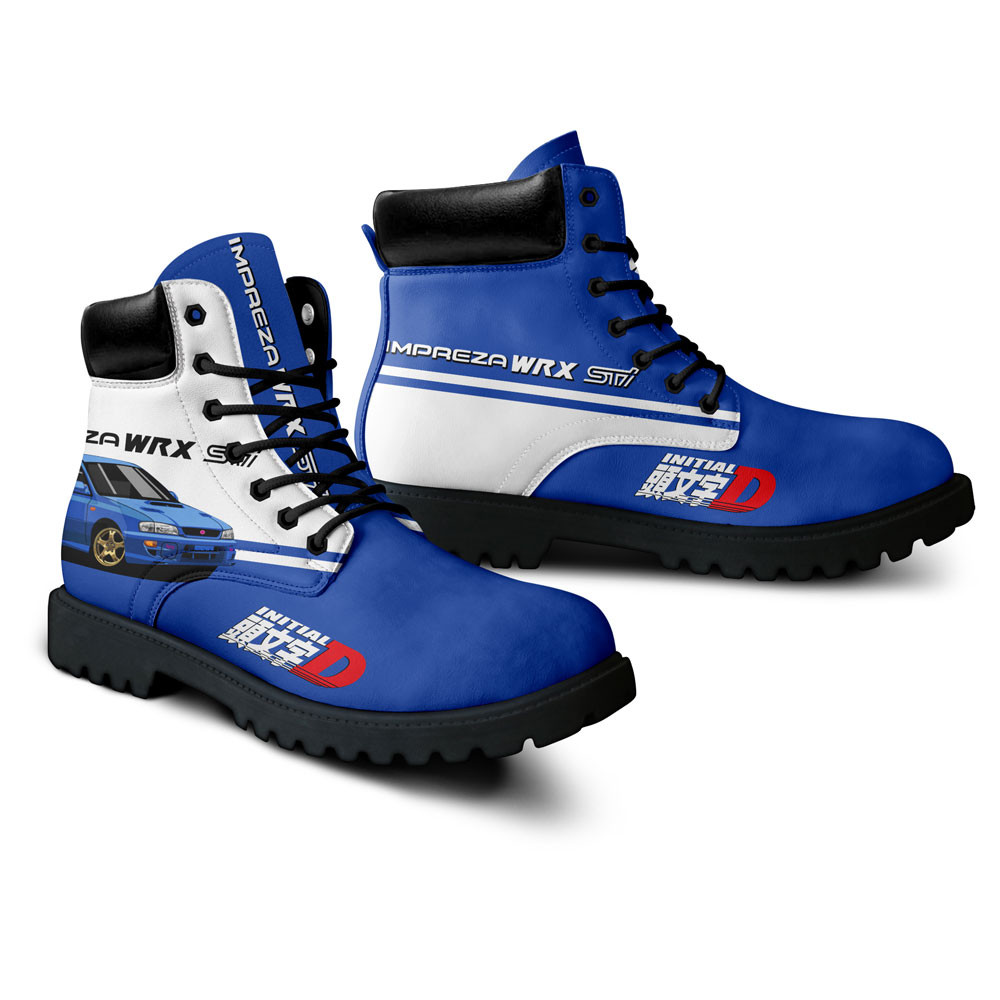 Initial D Bunta Fujiwara Boots Anime Custom Shoes