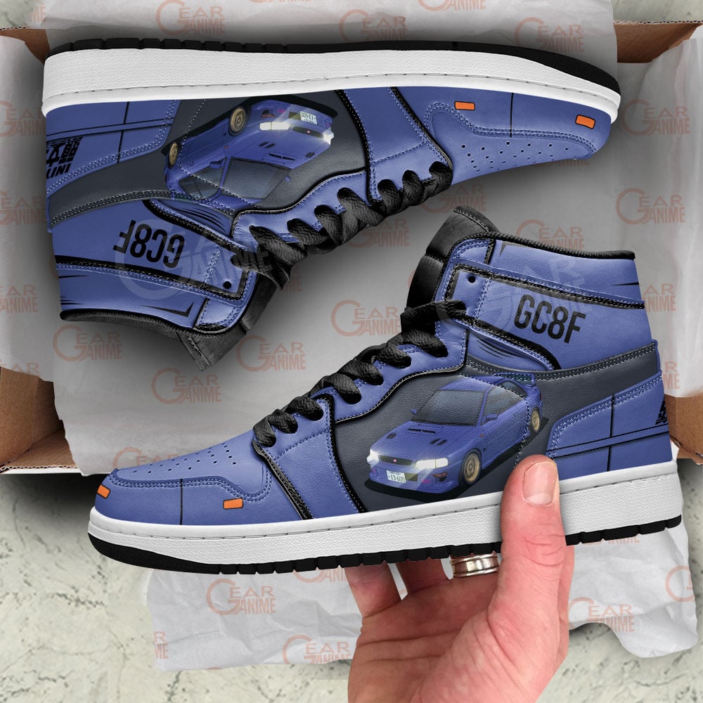 Initial D Impreza Car JD1s Sneakers Anime Shoes, Air Jordan Hightop