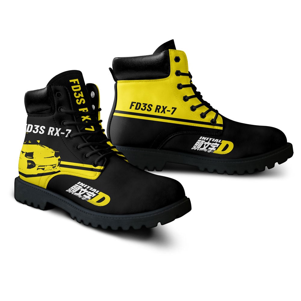 Initial D Keisuke Takahashi Boots Anime Custom Shoes