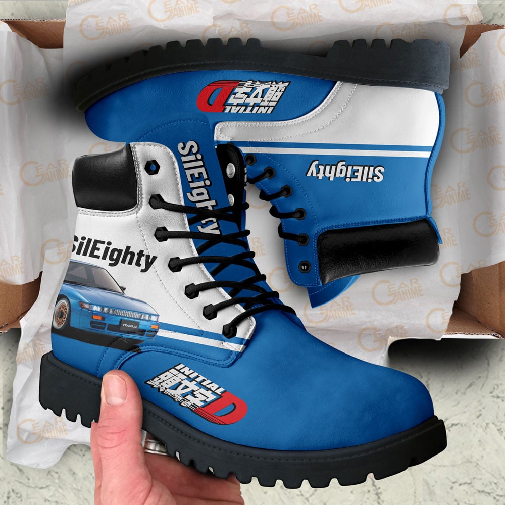 Initial D Mako Sato Boots Anime Custom Shoes