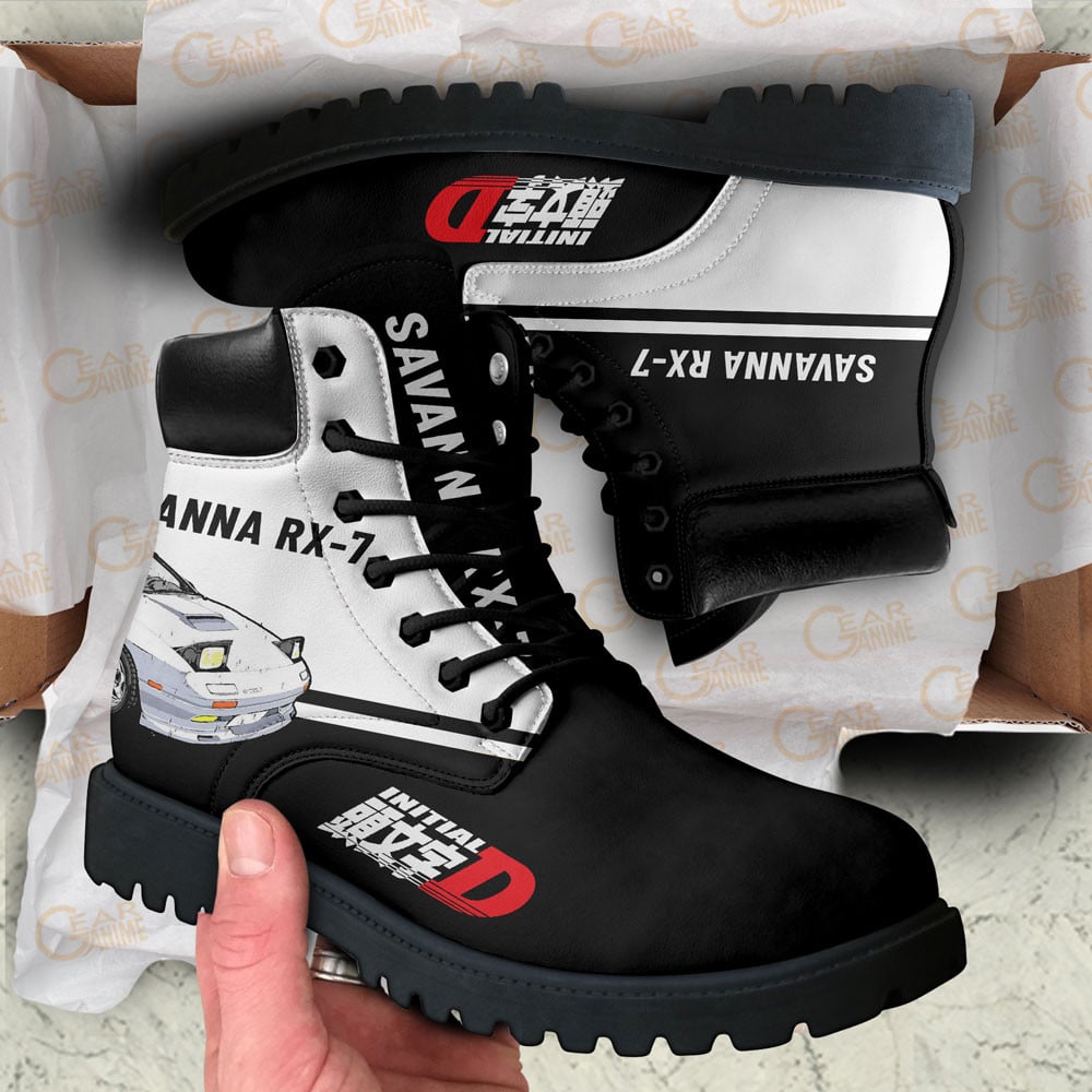 Initial D Ryosuke Takahashi Boots Anime Custom Shoes