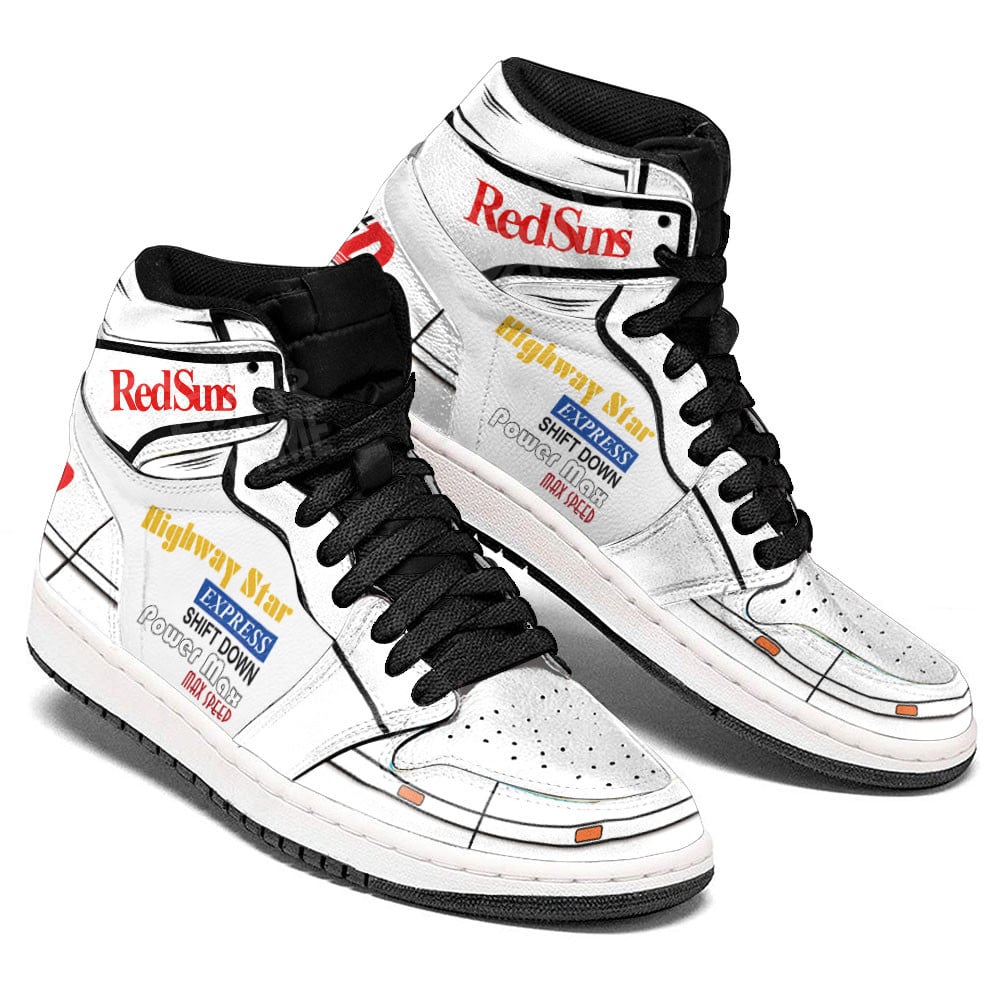 Initial D Savanna RX-7 FC3S JD1s Sneakers Anime Shoes, Air Jordan Hightop