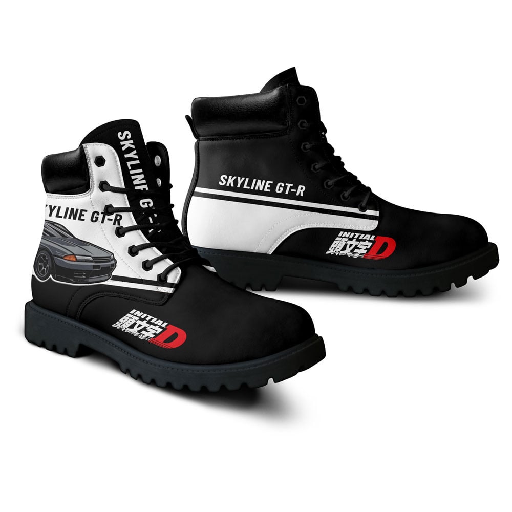 Initial D Takeshi Nakazato Boots Anime Custom Shoes