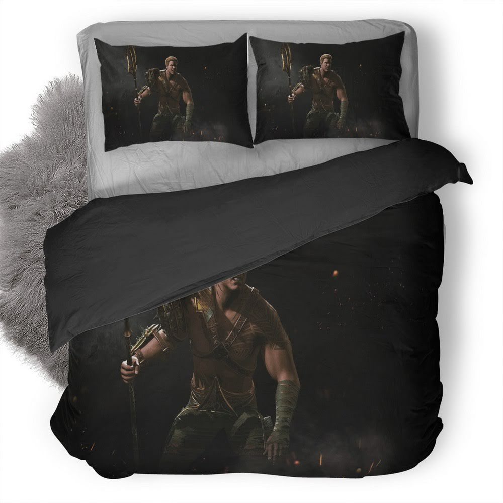 Injustice Aquaman 3D Customized Duvet Cover Bedding Set