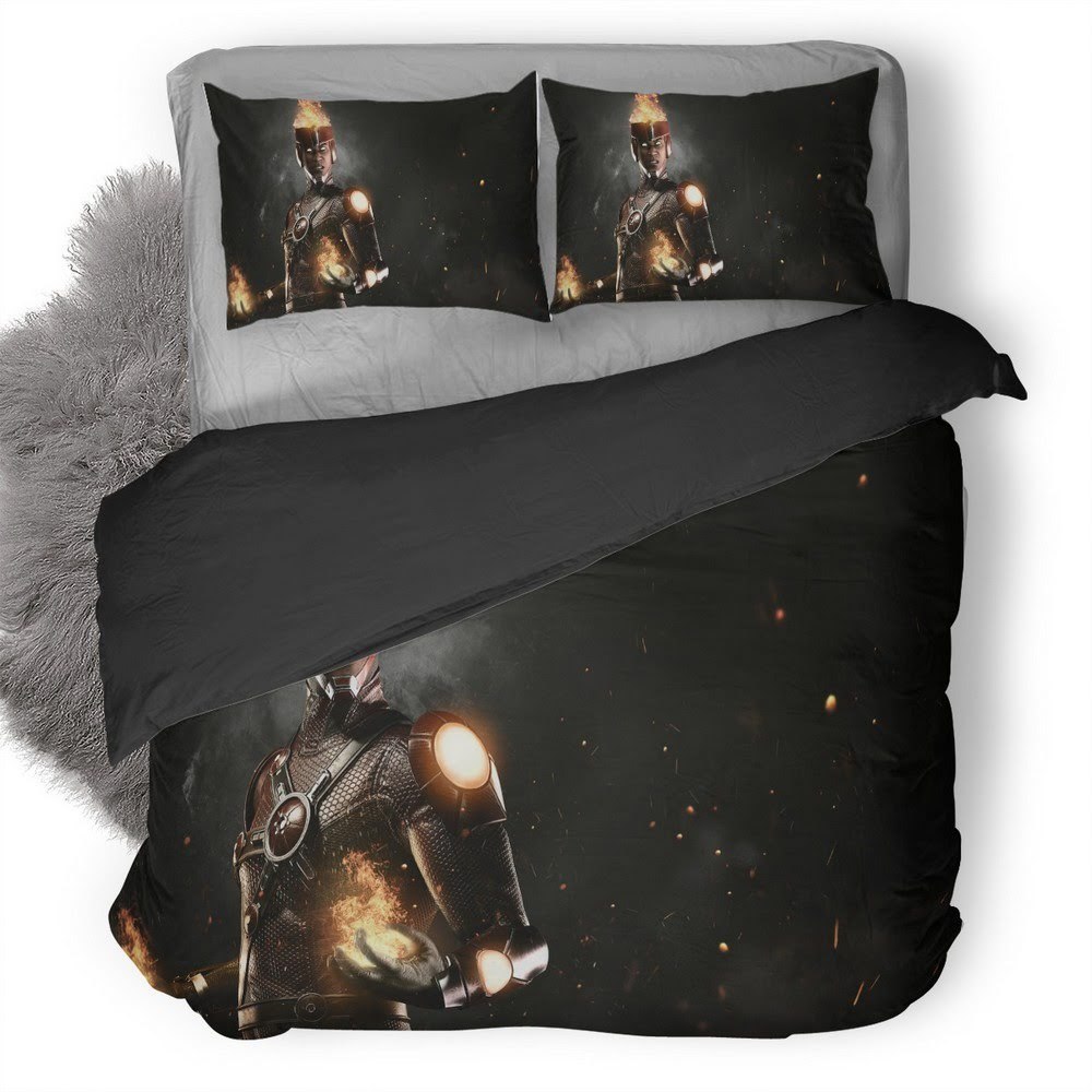 Injustice Firestorm 3D Customized Duvet Cover Bedding Set