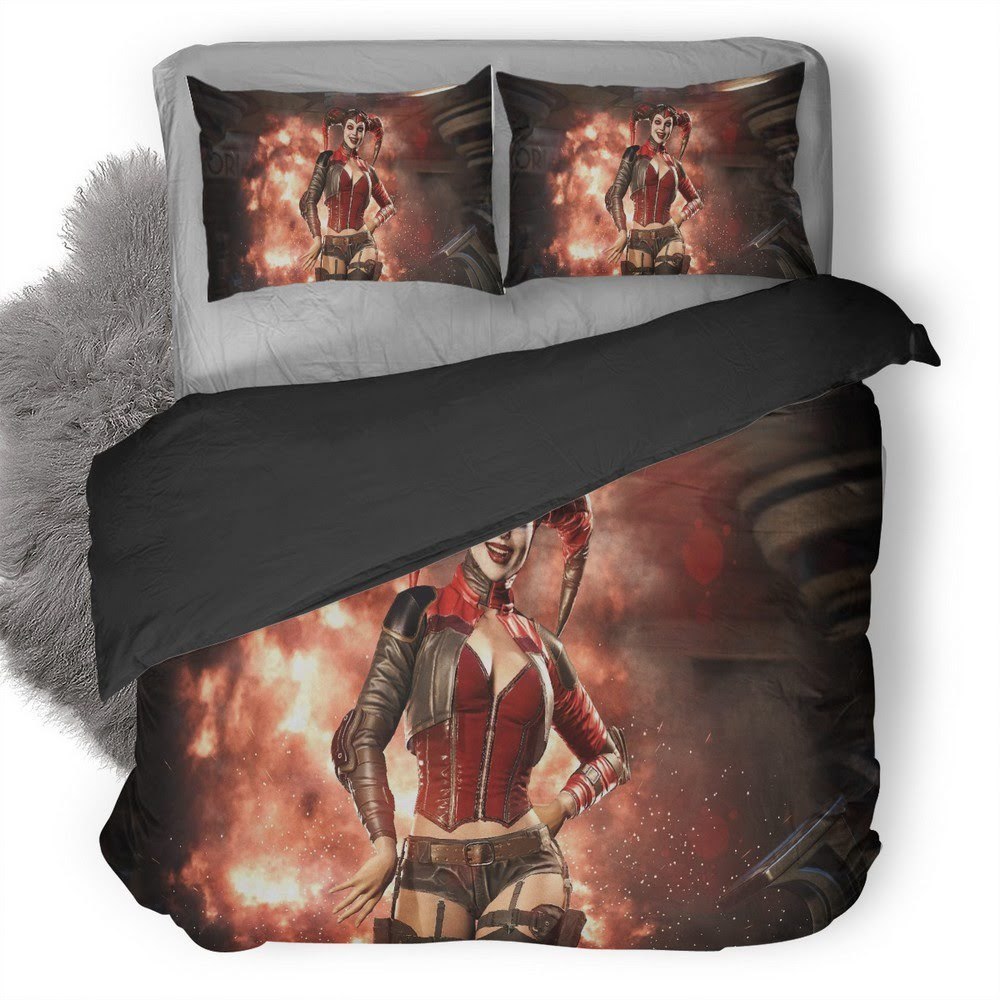 Injustice Harley Quinn 3D Customized Duvet Cover Bedding Set