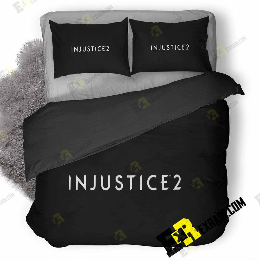 Injustice Logo Qhd 3D Customized Duvet Cover Bedding Set