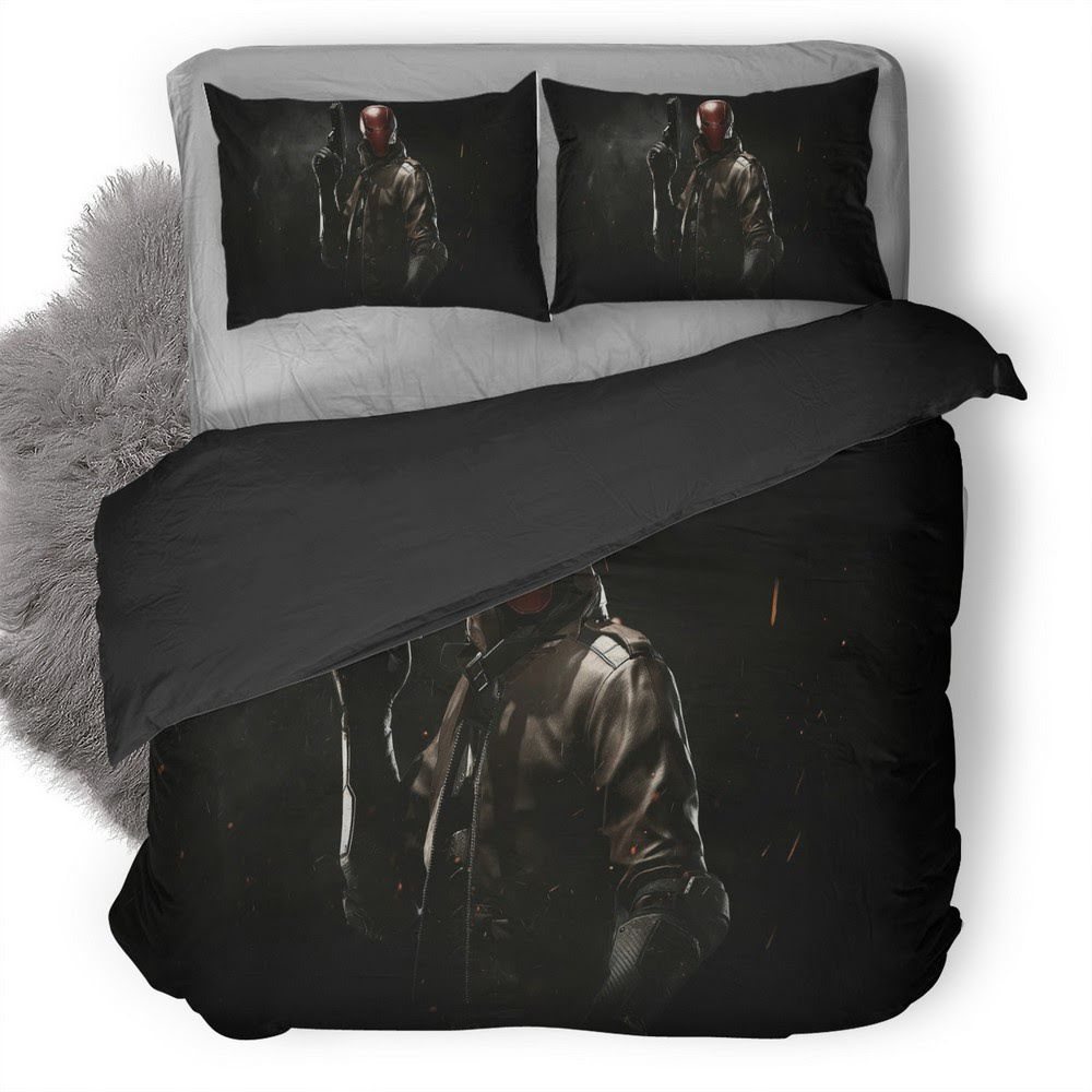 Injustice Red Hood 3D Customized Duvet Cover Bedding Set