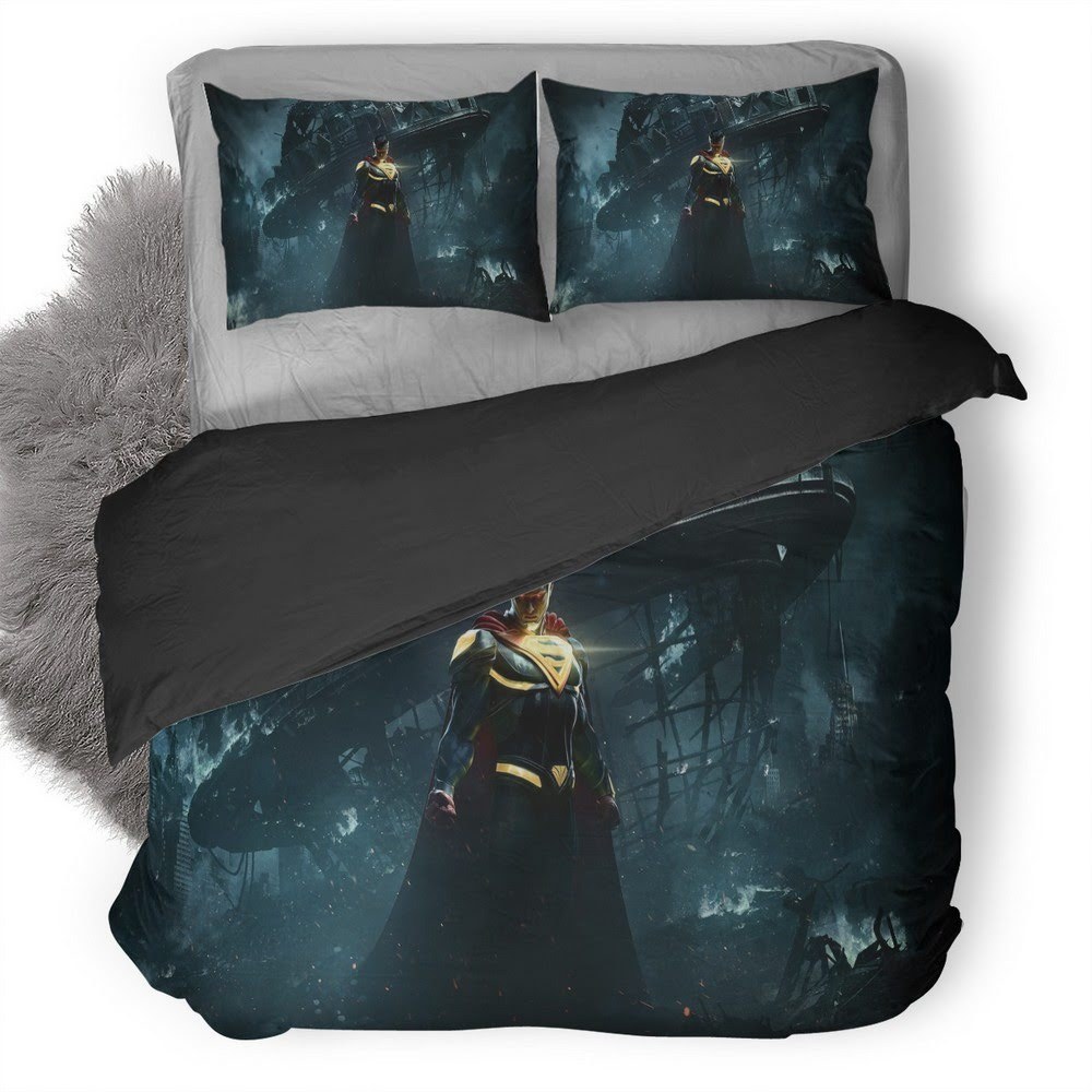 Injustice Superman 3D Customized Duvet Cover Bedding Set