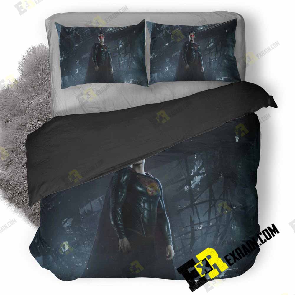 Injustice Superman Image 3D Customized Duvet Cover Bedding Set