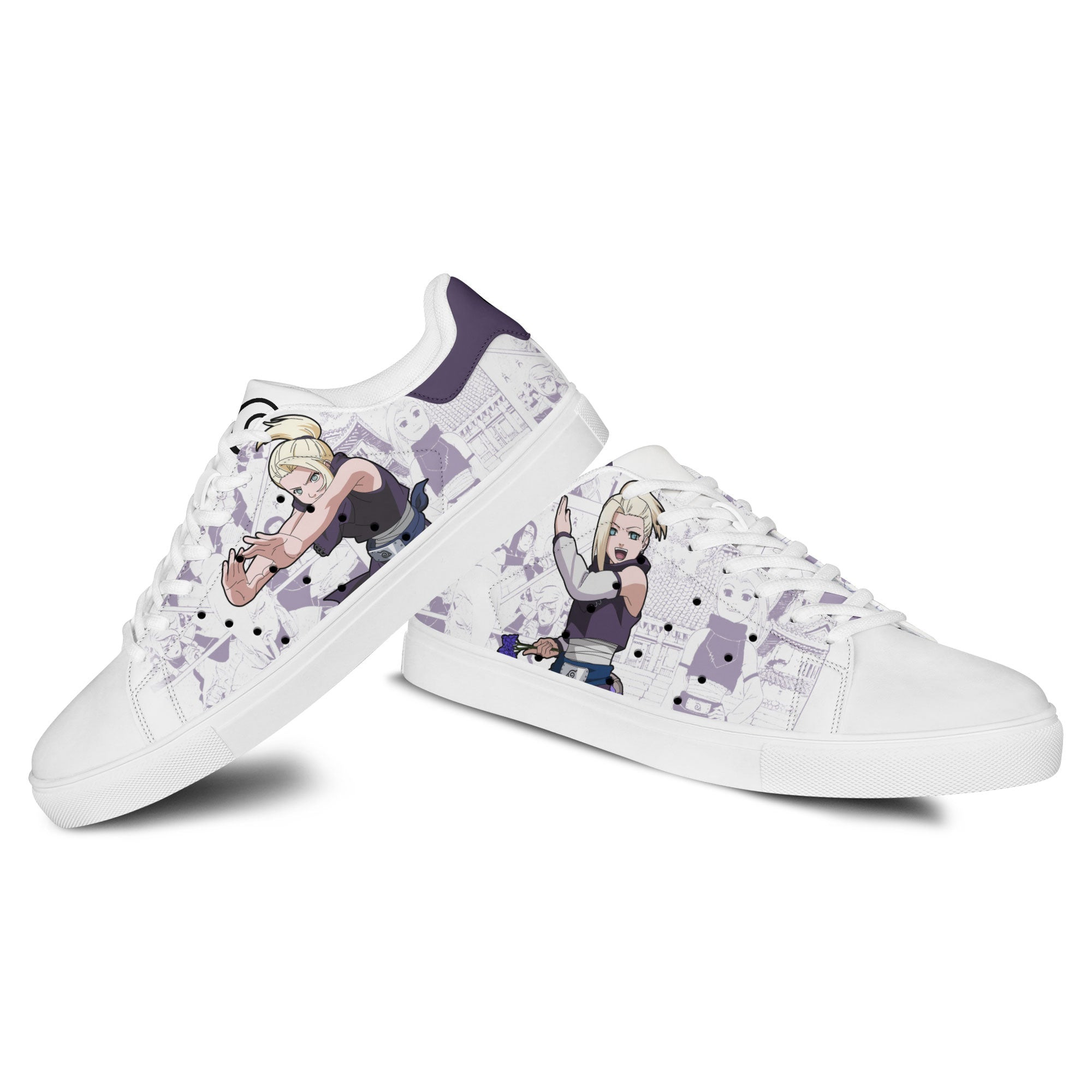 Ino Yamanaka Skate Sneakers Custom NRT Anime Shoes