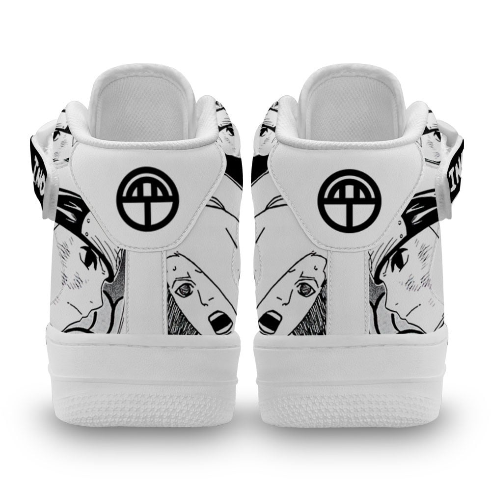Ino Yamanaka Sneakers Air Mid Custom Anime Shoes Mix Manga