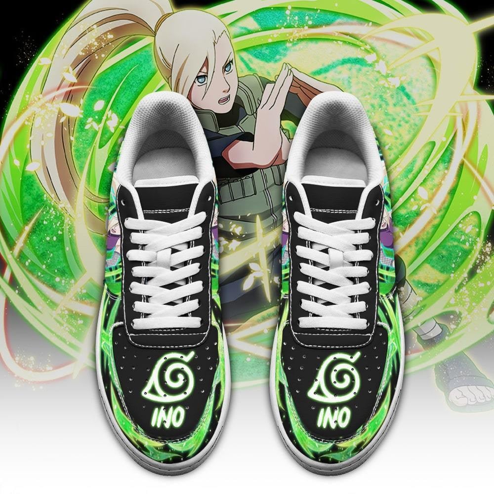 Ino Yamanaka Sneakers Custom Anime Shoes Leather