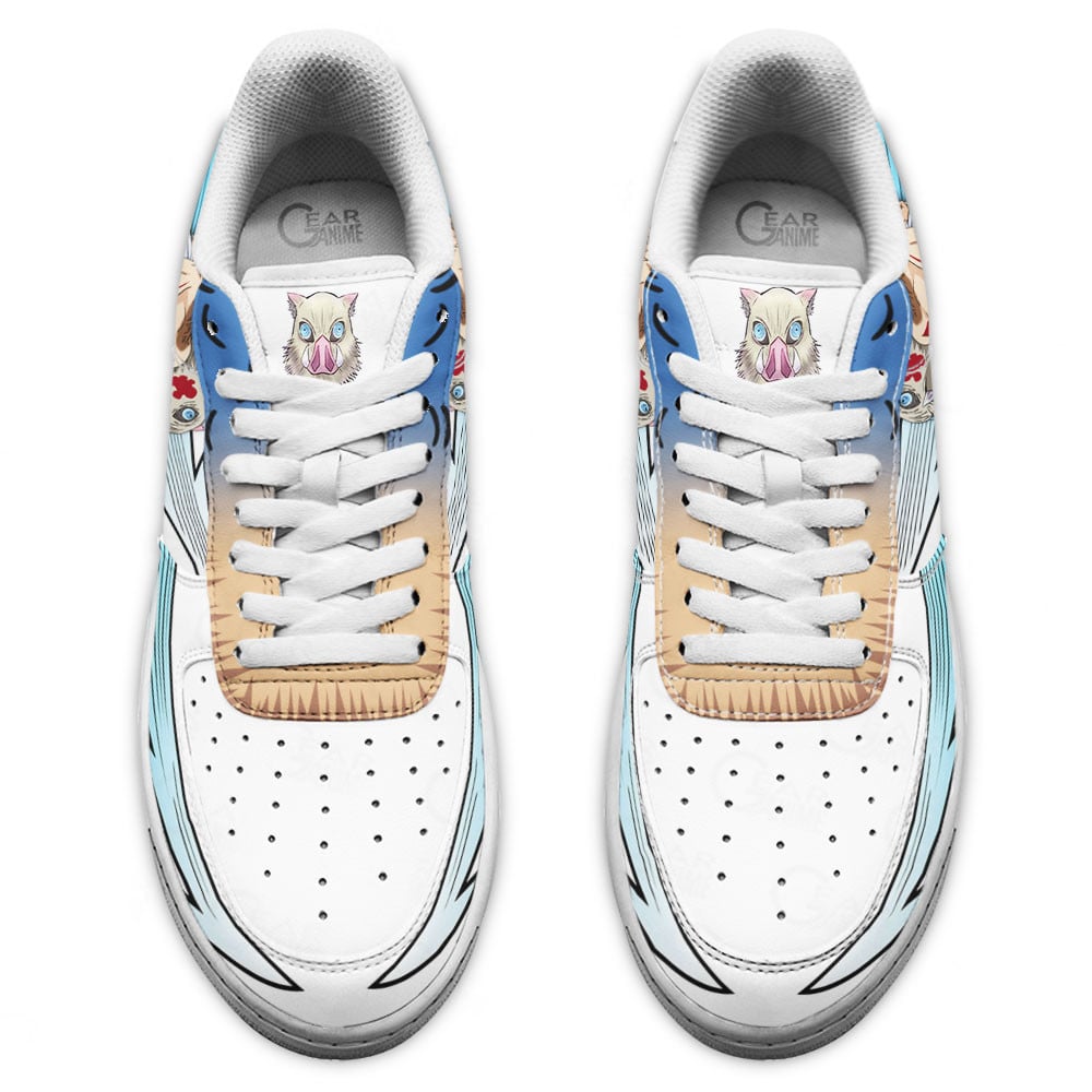 Inosuke Air Sneakers Beast Breathing Custom Demon Slayer Anime Shoes