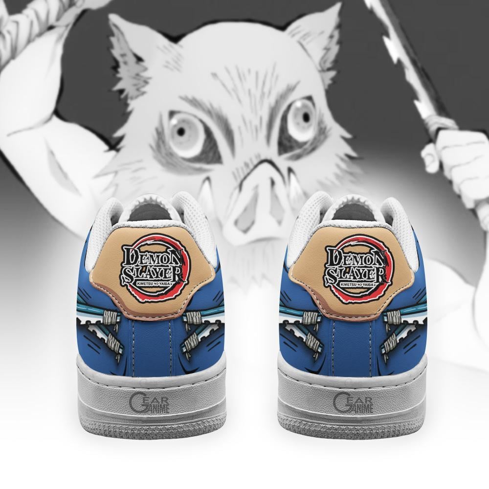 Inosuke Air Sneakers Custom Sword Demon Slayer Shoes