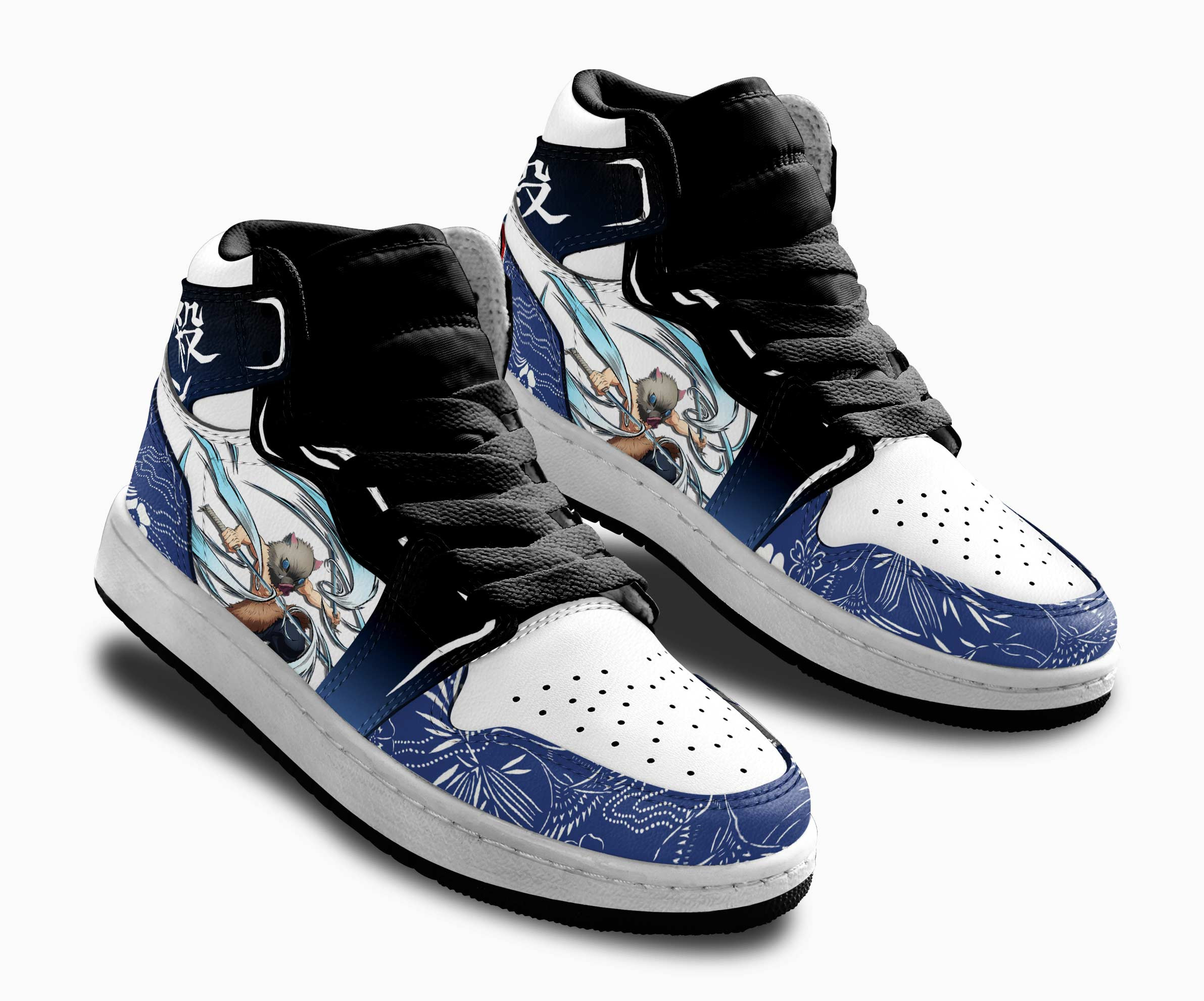 Inosuke Hashibira Kids Sneakers Custom Anime Demon Slayer Shoes For Kids