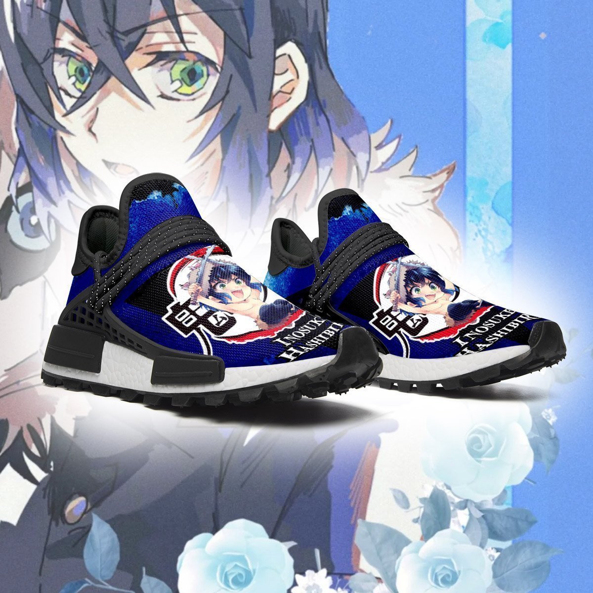 Inosuke Hashibira Shoes Demon Slayer Anime Sneakers, NMD Shoes