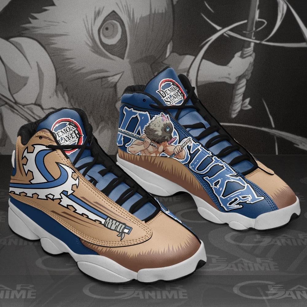 Inosuke JD13 Sneakers Custom Anime Demon Slayer Shoes