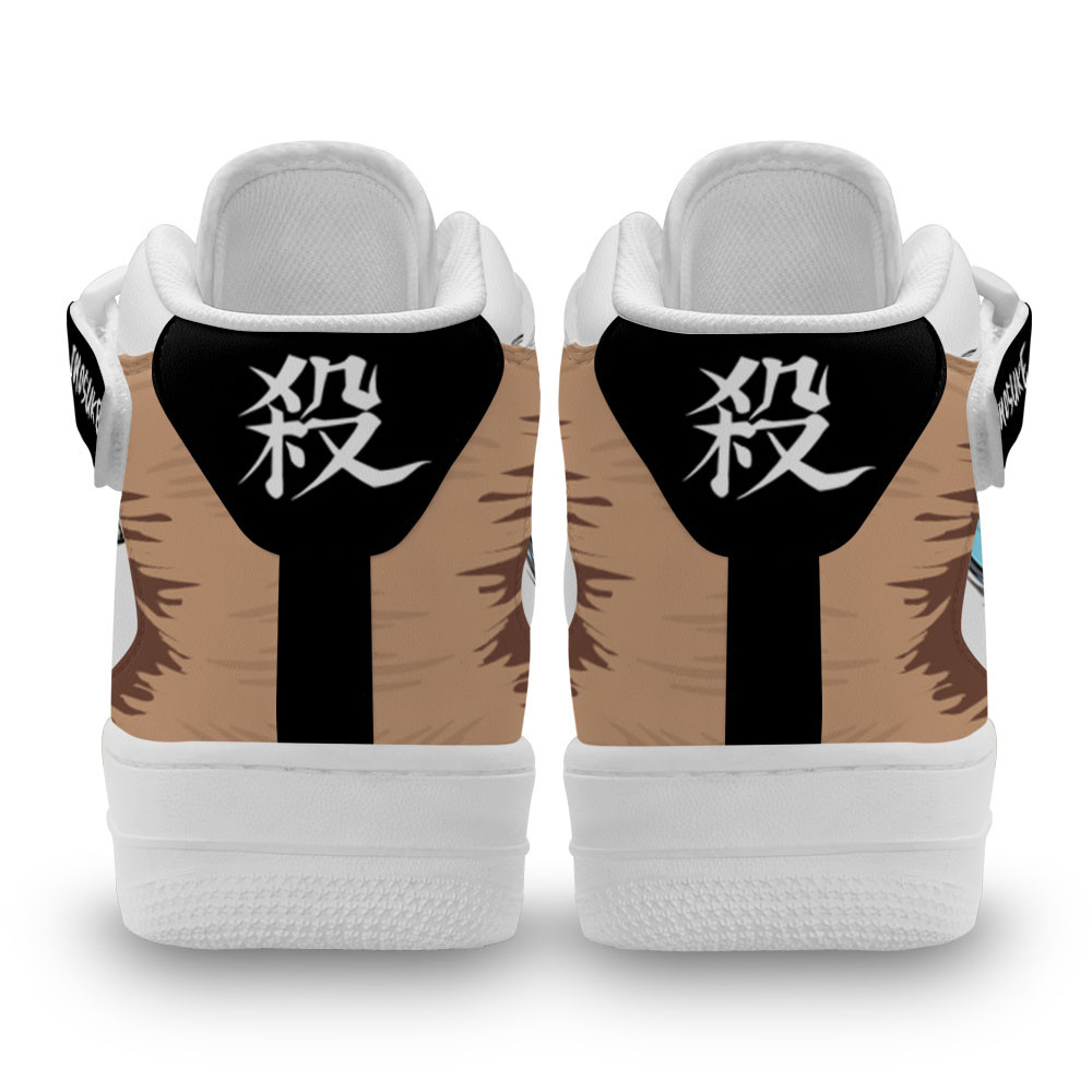 Inosuke Sneakers Air Mid Custom Anime Demon Slayer Shoes