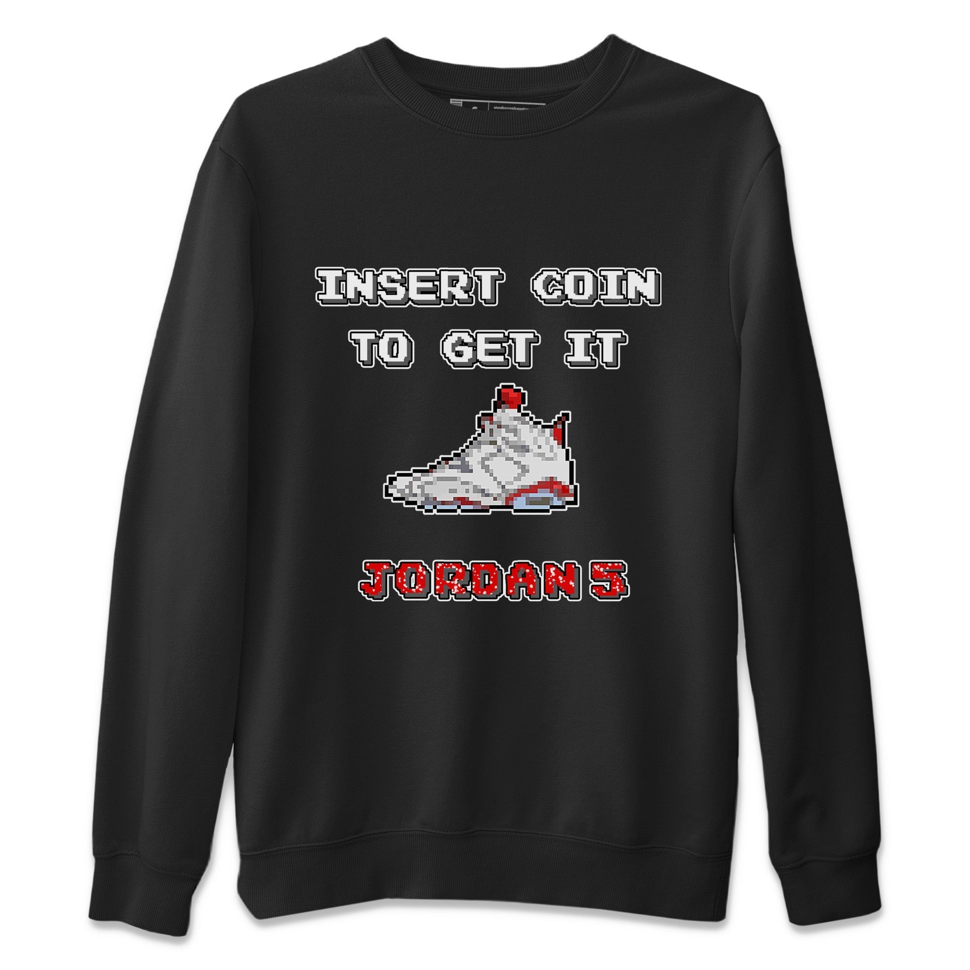 Insert Coin Unisex Sweater – Air Jordan 6 Red Velvet Cookies, Sneakers Matching Sweater