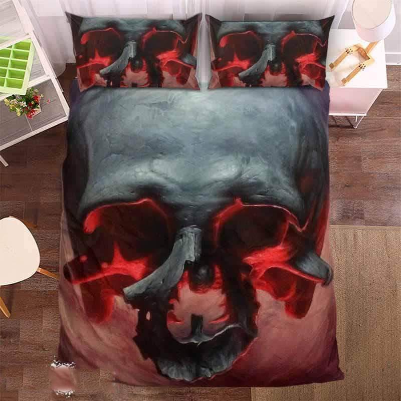 Inside Glow Kull 3D Customized Duvet Cover Bedding Set