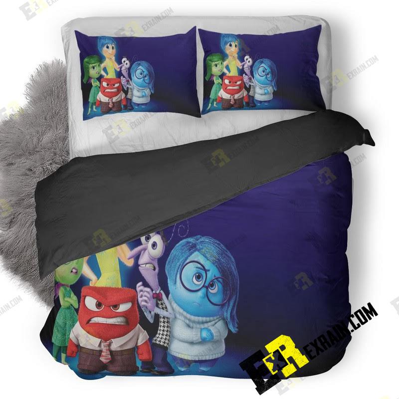 Inside Out Anger Movie 3D Customized Duvet Cover Bedding Set