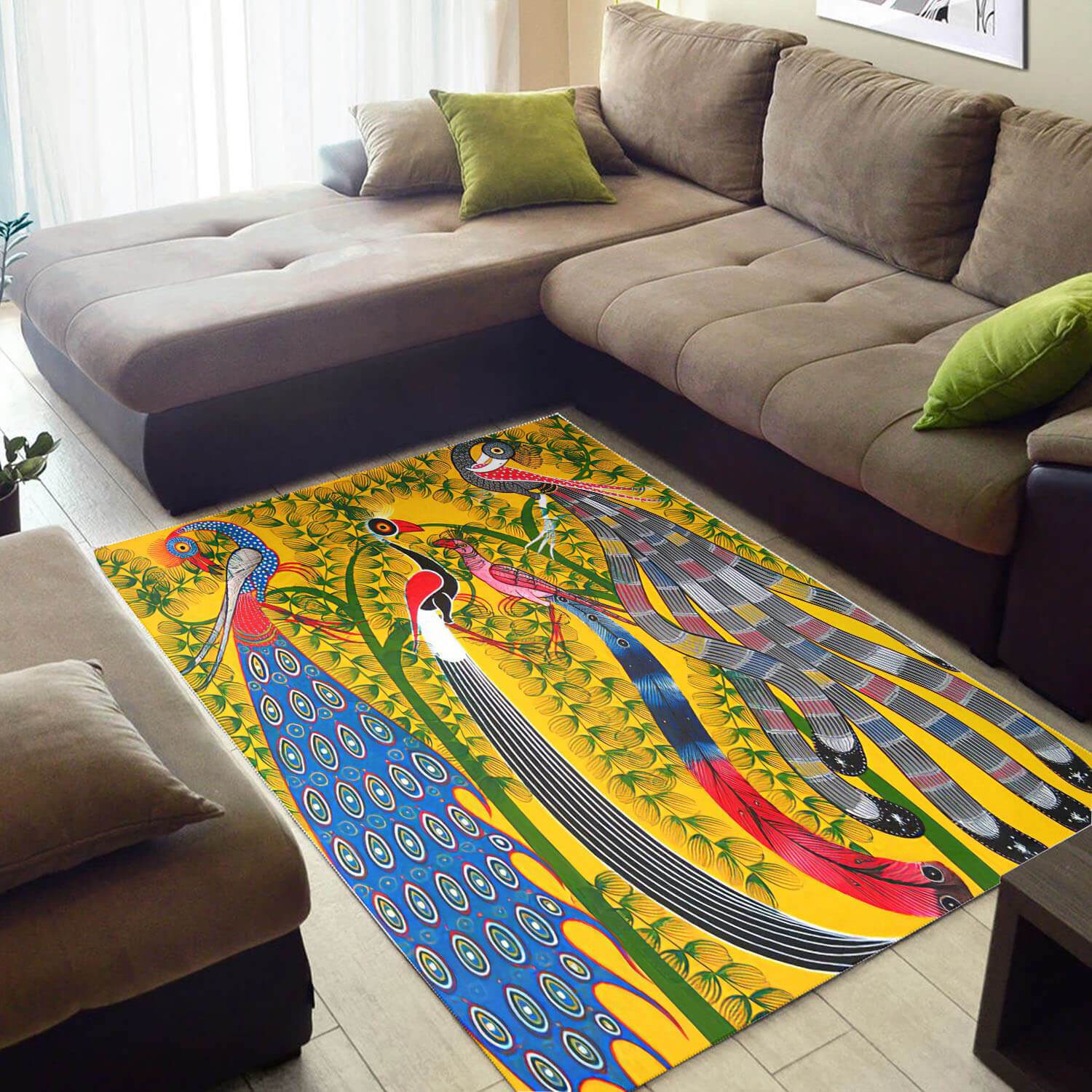 Inspired African American Amazing Themed Safari Animals Carpet Home Rectangle Rug