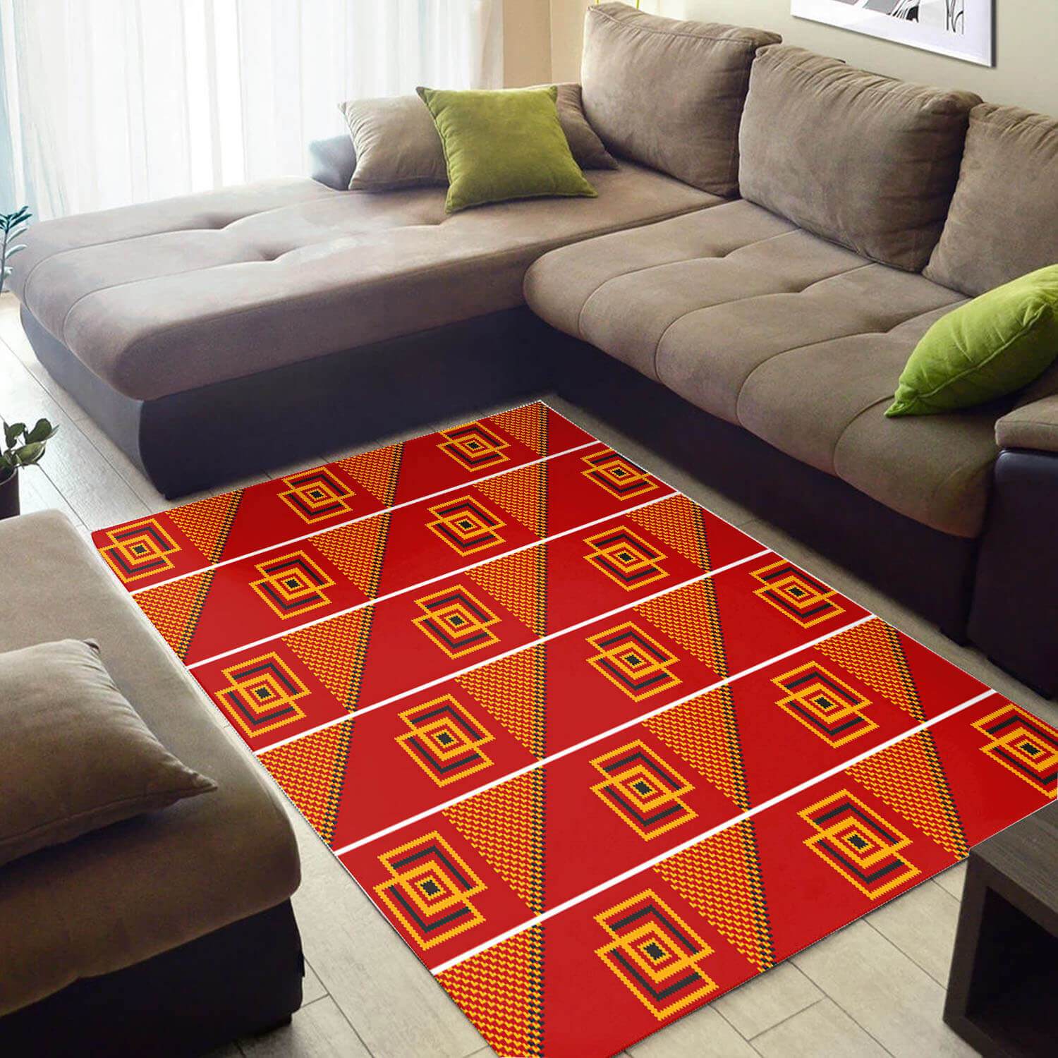 Inspired African American Attractive Black History Month Afrocentric Art Carpet Living Room Rectangle Rug